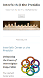 Mobile Screenshot of interfaith-presidio.org