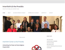 Tablet Screenshot of interfaith-presidio.org